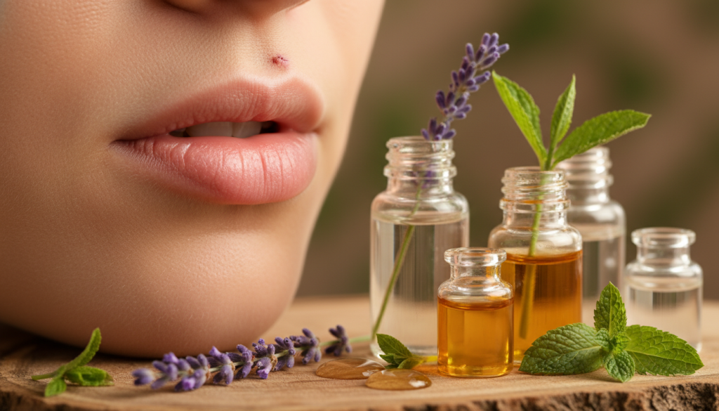 découvrez quelles huiles essentielles peuvent être utilisées en complément pour soulager l'herpès buccal, leurs bienfaits et conseils d'application pour un soin naturel et efficace.