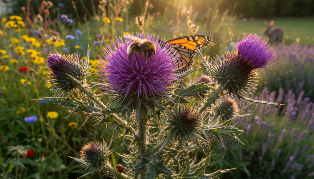 découvrez les rôles surprenants du chardon au jardin : mauvaise herbe ou allié précieux pour la biodiversité et l'équilibre naturel.